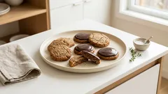 卵・乳なしでさくほろ。全粒粉×アーモンドの素朴クッキー（メープル香る）