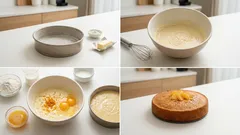 ミキサーなしでふわしっとり。オレンジ香るおうちバターケーキの簡単レシピ