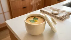 どん兵衛の残りだしで1品追加：レンジで茶碗蒸し風がすぐできる