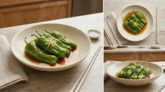 切らないピーマンがじゅわっと染みる：レンジ5分の「丸ごとピーマン煮びたし」