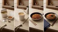 カップ焼きそばに納豆をのせるだけ—ソース味がまろやかに深まる簡単アレンジ