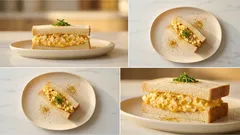 いつもの玉子サンドにカレー粉ひとさじ:スパイシー玉子サンドの簡単レシピ