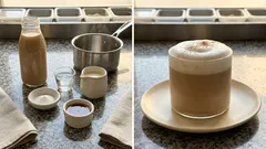 混ぜて温めて冷やすだけ：オーツラテで作るつるん寒天プリン