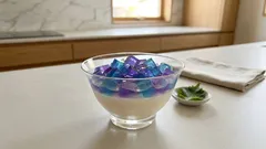 梅雨のおやつに涼やかに:あじさいゼリー&豆乳葛プリンのやさしい作り方