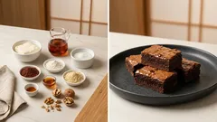 オーブンなし、レンジで完成：米粉×豆腐のねっとり濃厚ブラウニー