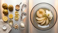 白ワインとレモンで香りよく。鍋ひとつで作る洋梨のコンポート（シロップまで楽しむ）