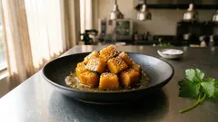 レンジ2分で完成:ごま油香る「やみつき無限かぼちゃ」簡単副菜