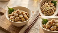 片栗粉をまぶして揚げ焼きするだけ：そら豆がカリッと香ばしい簡単おやつ・おつまみ