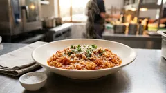 炊いたご飯でとろり簡単。植物性チーズとトマトのコク旨リゾットの作り方